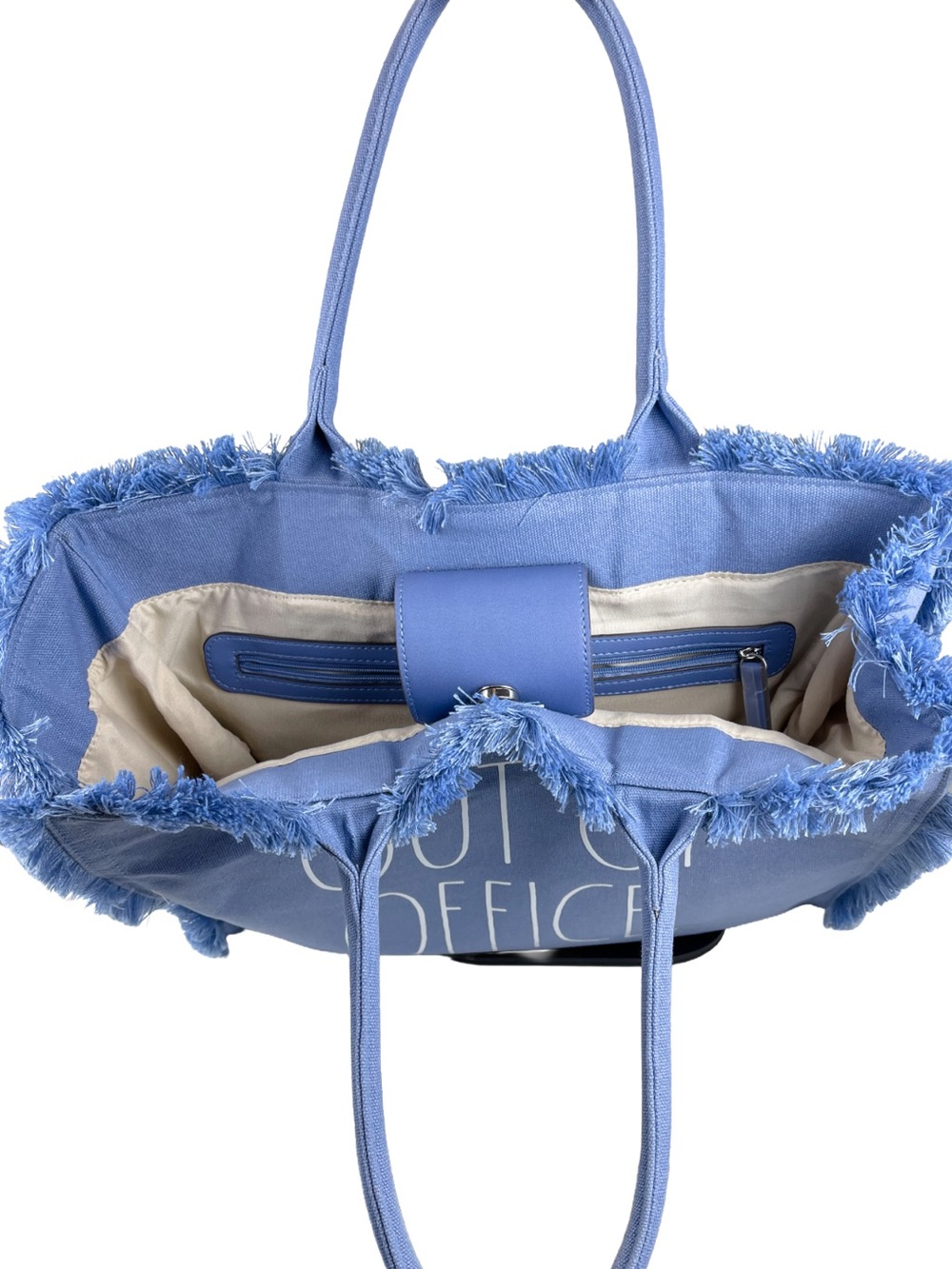 Rae Dunn Beach Tote Bag Set Glasses Pouch & Zipper Pouch NEW - Picture 12 of 16